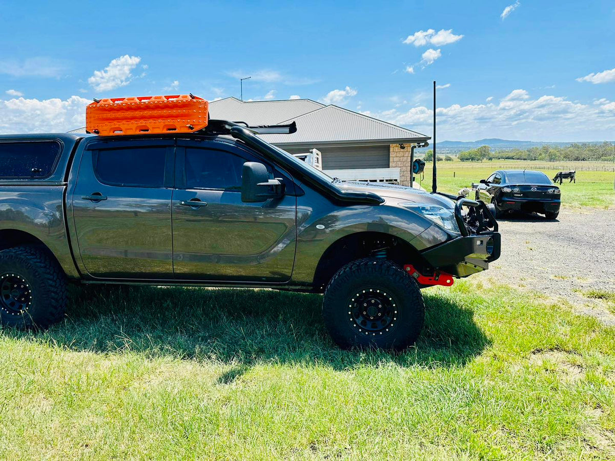 Mazda BT50 (2012 - 2020) - Cover Up Snorkel - Seamless Powder Coated