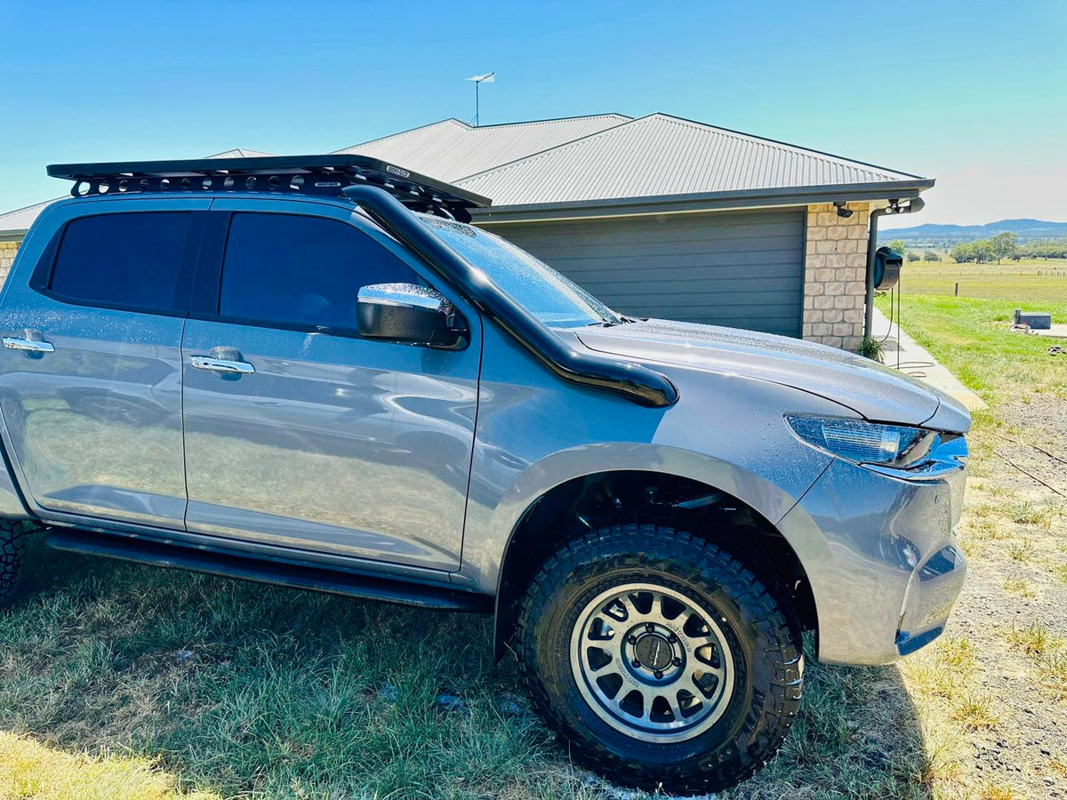 Mazda BT50 (2021 - Present) - Recessed - Mid Entry Snorkel - Seamless Powder Coated