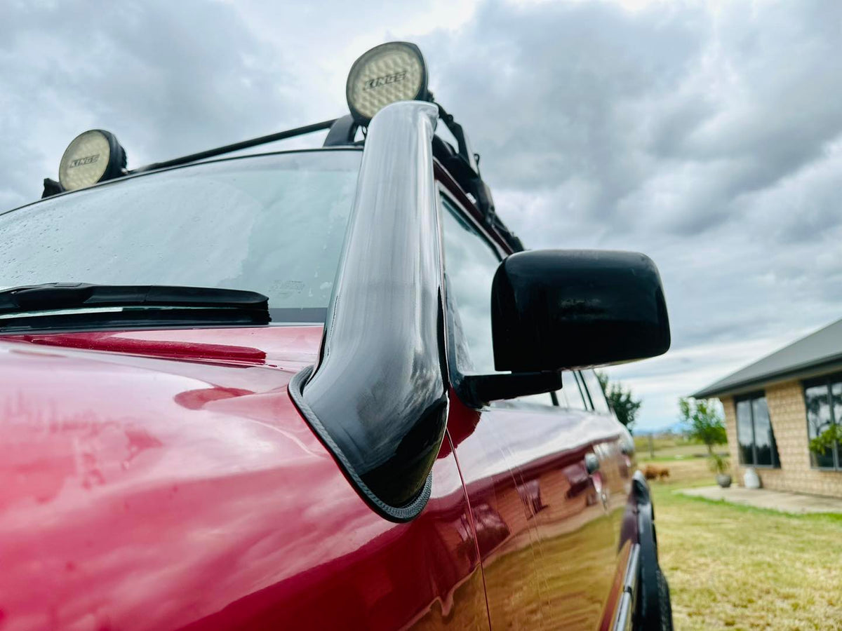 Nissan Patrol GU - Short Entry Snorkel - Seamless Powder Coated