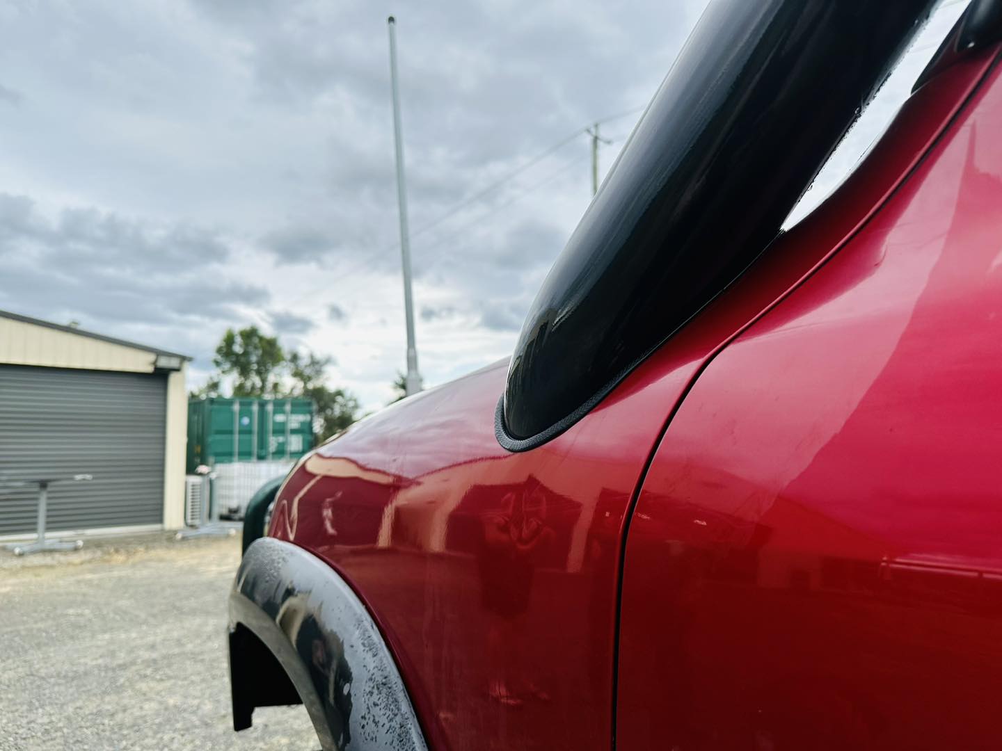 Nissan Patrol GU TB45 & TB48 - Short Entry Snorkel - Seamless Powder Coated