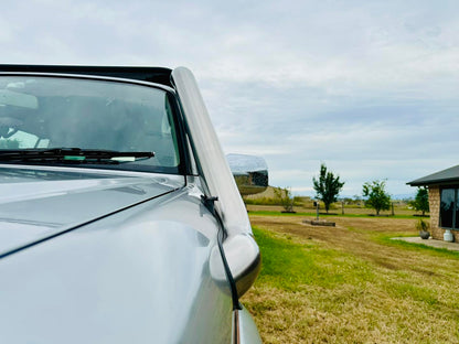 Nissan Patrol GU TB45 & TB48 - Petrol - Cover Up/Rounded Guard Entry Snorkel - Seamless Polished