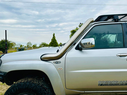 Nissan Patrol GU TB45 & TB48 - Petrol - Cover Up/Rounded Guard Entry Snorkel - Seamless Polished