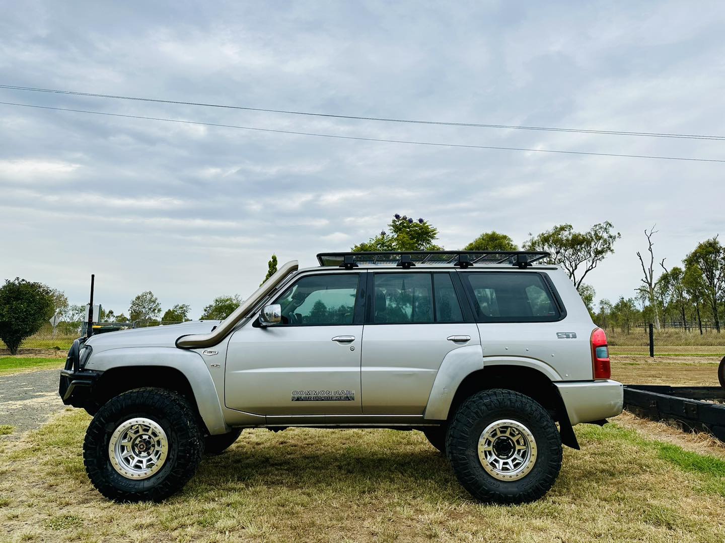 Nissan Patrol GU TB45 & TB48 - Petrol - Cover Up/Rounded Guard Entry Snorkel - Seamless Polished