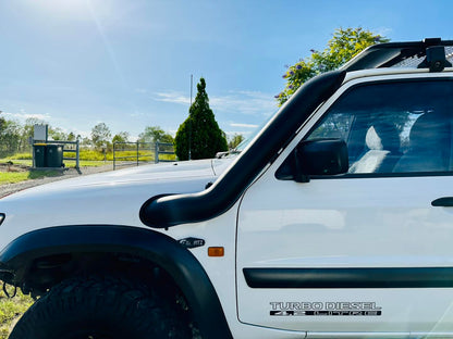 Nissan Patrol GU - 5" DUAL Snorkels - Seamless Powder Coated