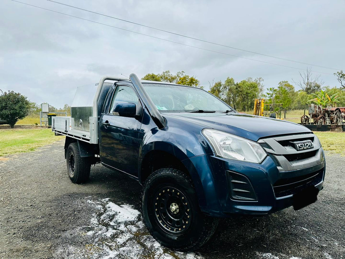 Isuzu Dmax (2012 - 2020) - Short Entry Snorkel - Seamless Powder Coated