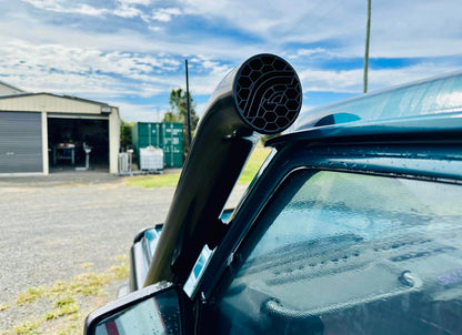 Nissan Patrol GQ - Standard Long Entry DUAL Snorkels - Seamless Powder Coated