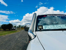 Mitsubishi Pajero (2006 - 2021) - (NS-NT-NW-NX models) Snorkel - Basic Weld Polished