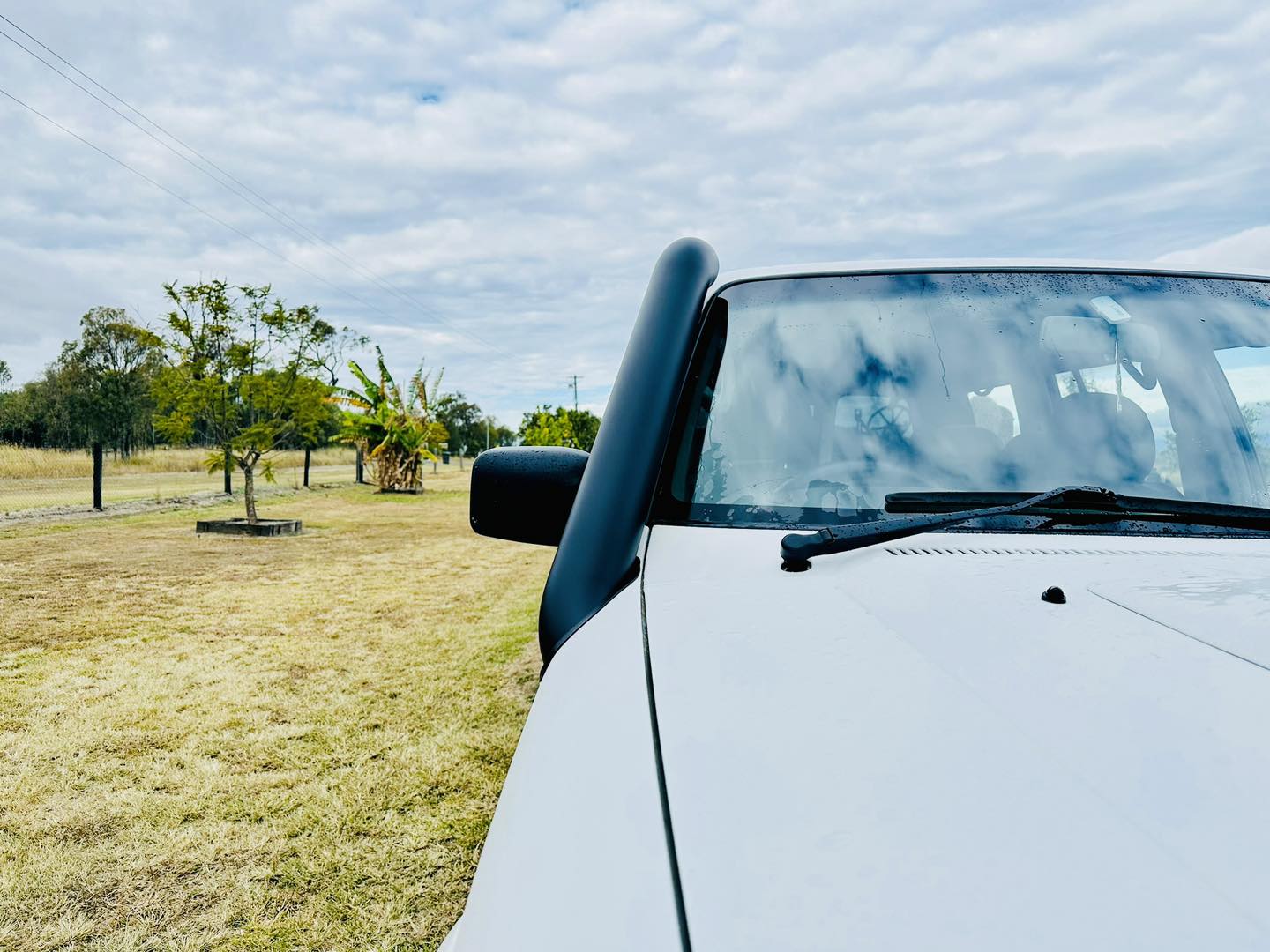Nissan Patrol GU TB45 & TB48 - Short Entry Snorkel - Seamless Powder Coated
