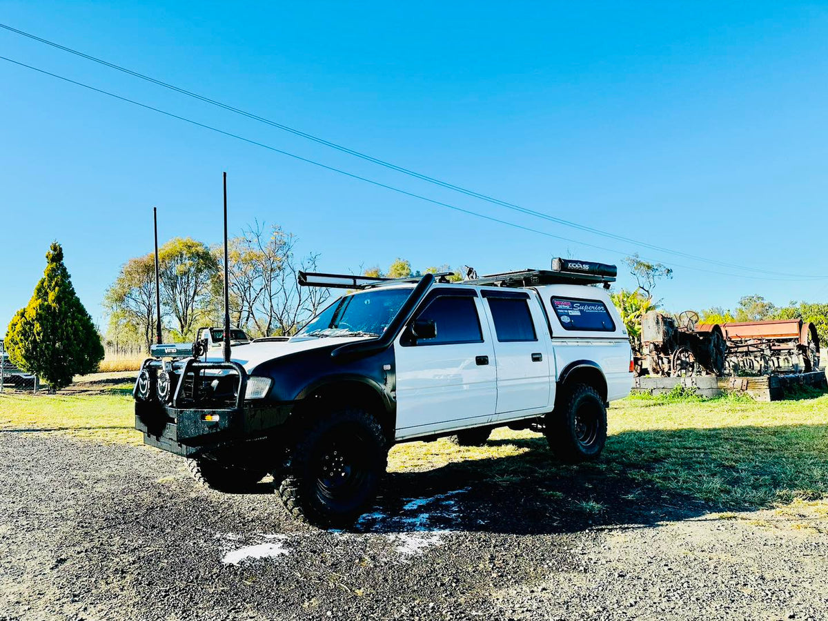 Holden Rodeo TF Snorkel - Seamless Powder Coated