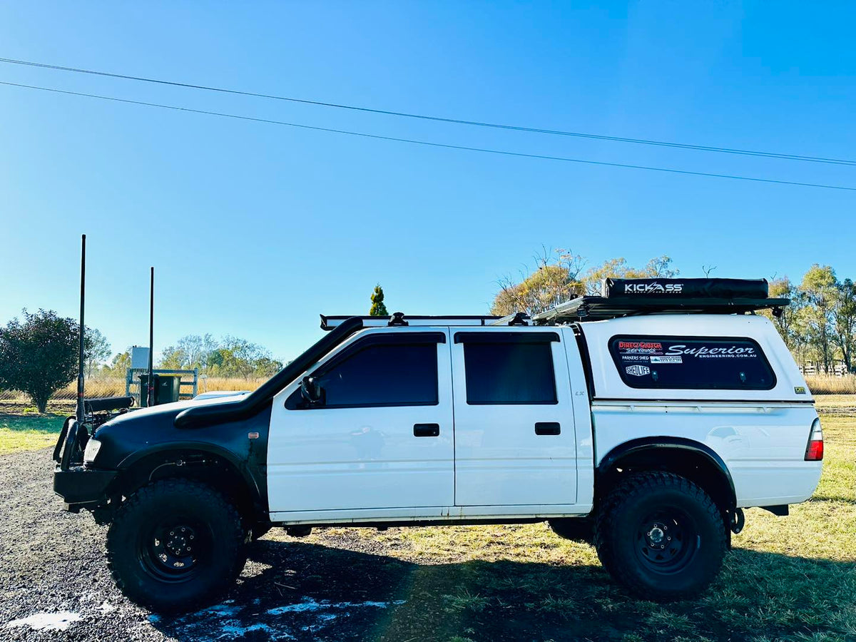 Holden Rodeo TF Snorkel - Seamless Powder Coated