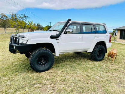 Nissan Patrol GU TD42 - Cover Up/Rounded Guard Snorkel + Clear Top Airbox/Intake Package