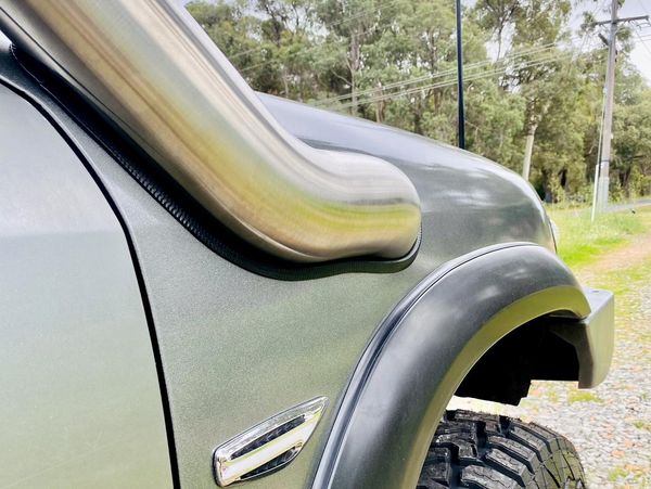 Nissan Patrol GU S1-4 (TB45/TB48) 4" DUAL Cover up / Rounded Guard Entry Snorkels