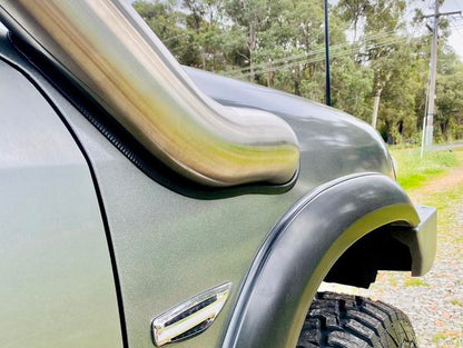 Nissan Patrol GU S1-4 (TB45/TB48) 4" DUAL Cover up / Rounded Guard Entry Snorkels