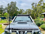Nissan Patrol GU S1-4 - DUALS - Cover up / Rounded Guard Entry Snorkel - Seamless Polished
