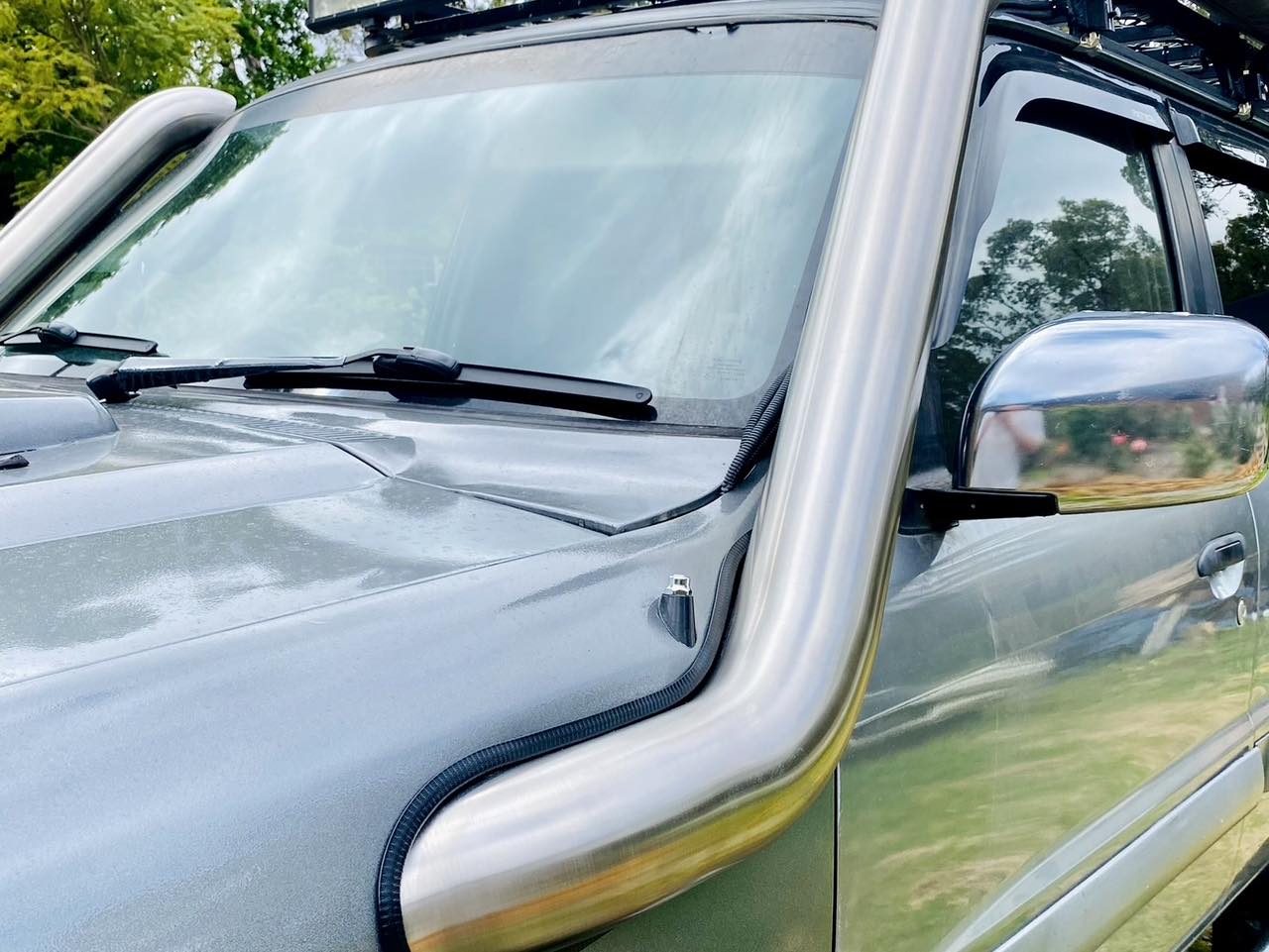Nissan Patrol GU S1-4 (TB45/TB48) 4" DUAL Cover up / Rounded Guard Entry Snorkels