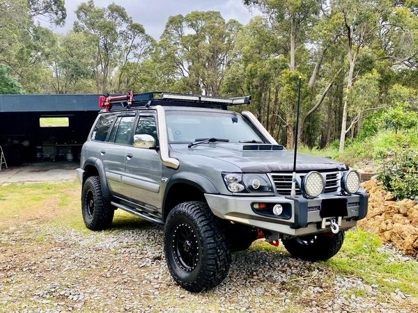 Nissan Patrol GU S1-4 (TB45/TB48) 4" DUAL Cover up / Rounded Guard Entry Snorkels