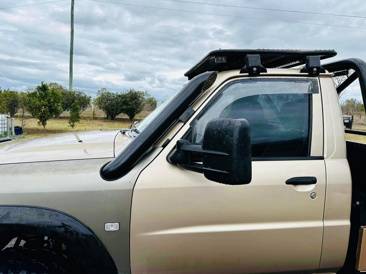 Nissan Patrol GU - Short Entry Snorkel - Basic Weld Powder Coated