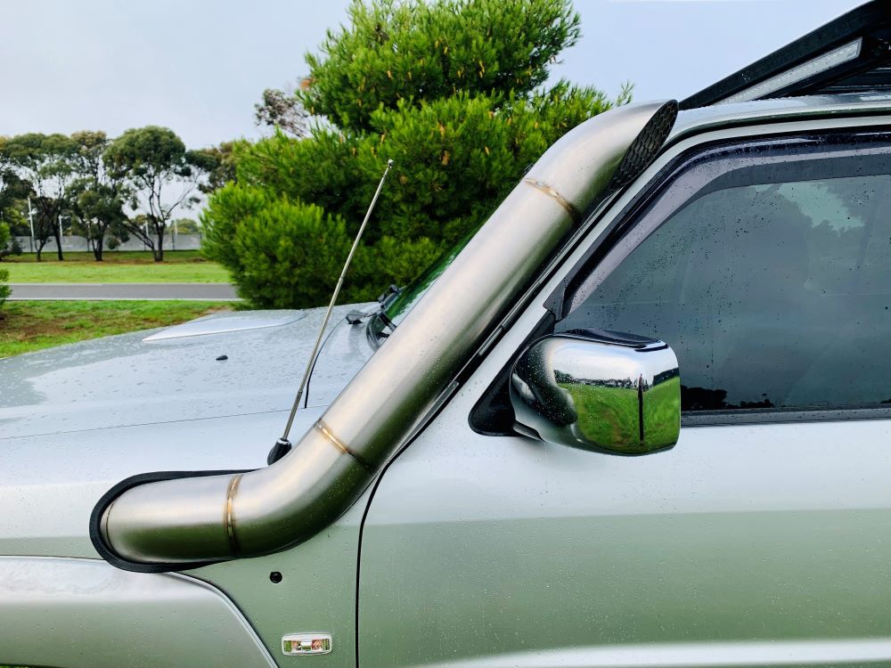 Nissan Patrol GU S1-4 - ENTRY LEVEL - 5" Snorkel - Basic Weld RAW