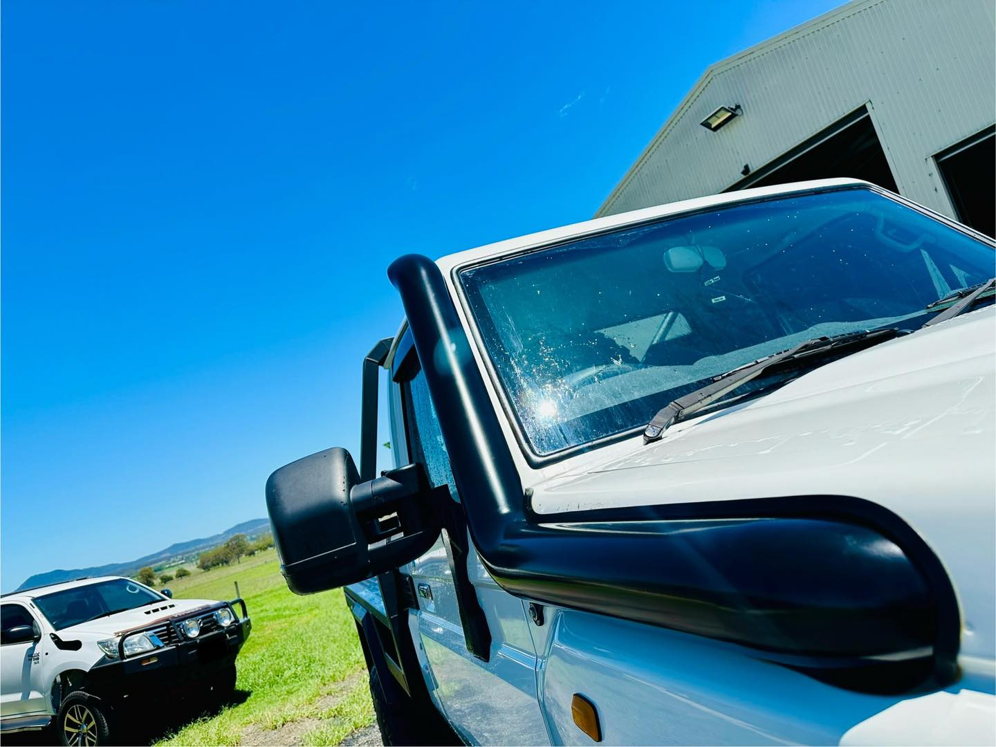 Toyota Landcruiser (2007-2023) - VDJ 79/76 Series - 4" Snorkel + Airbox (Pod Filter) Package