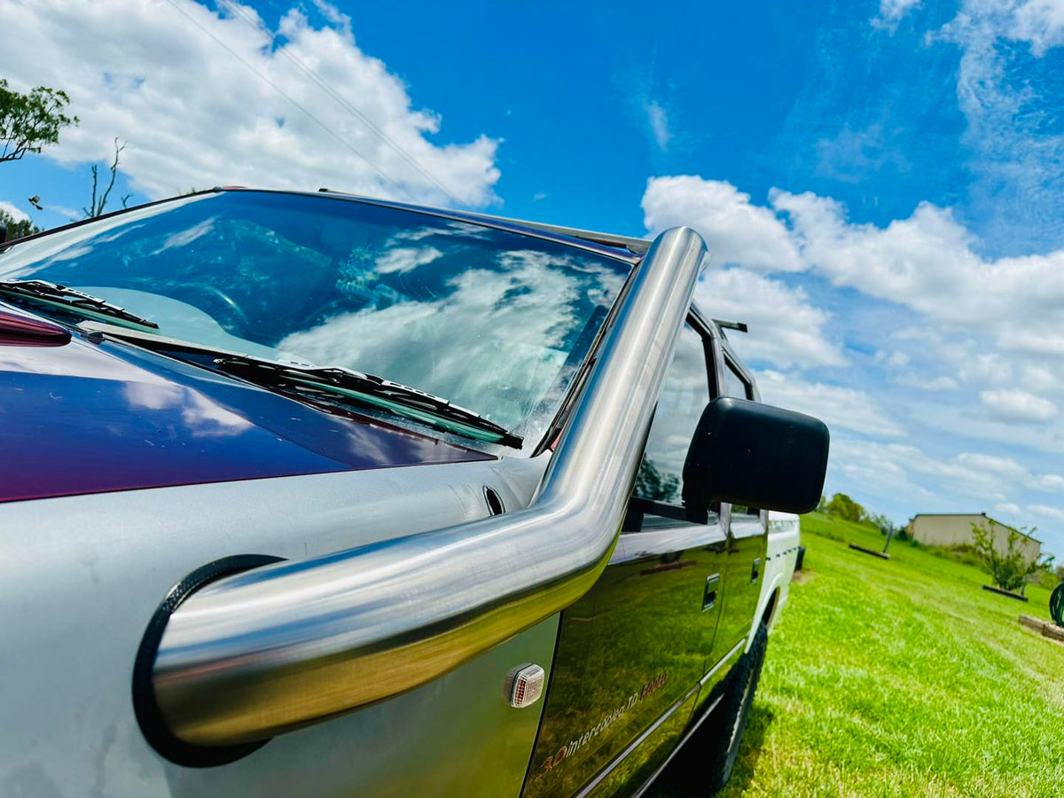 Holden Rodeo TF Snorkel - Seamless Polished