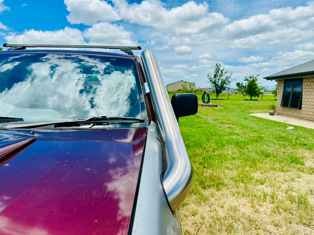 Holden Rodeo TF Snorkel - Seamless Polished