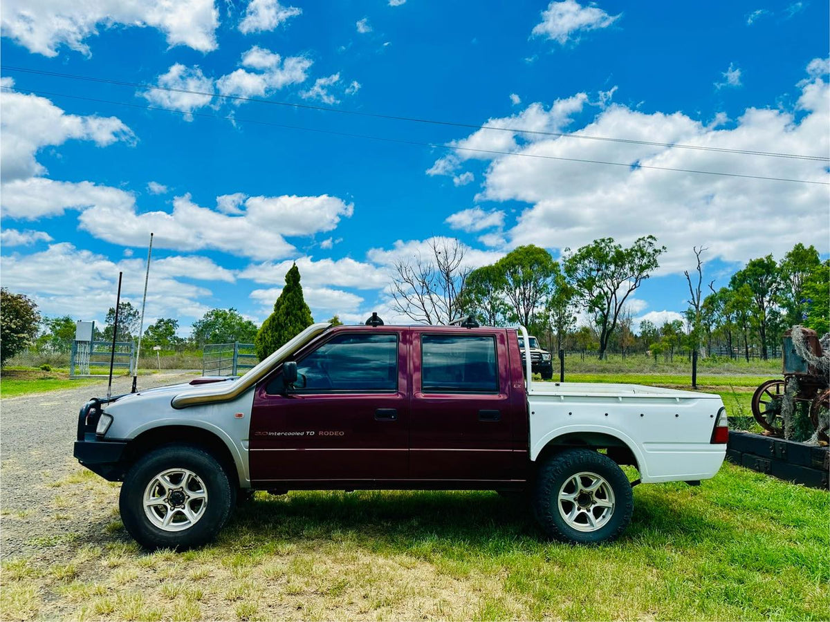 Holden Rodeo TF Snorkel - Seamless Polished