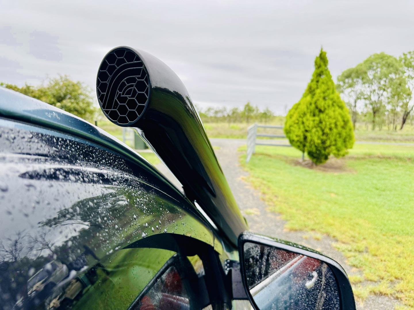 Mazda BT50 (2012 - 2020) - Cover Up DUAL Snorkels - Basic Weld Powder Coated