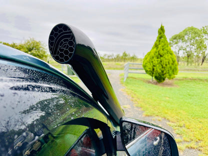 Mazda BT50 (2012 - 2020) - Cover Up DUAL Snorkels - Basic Weld Powder Coated