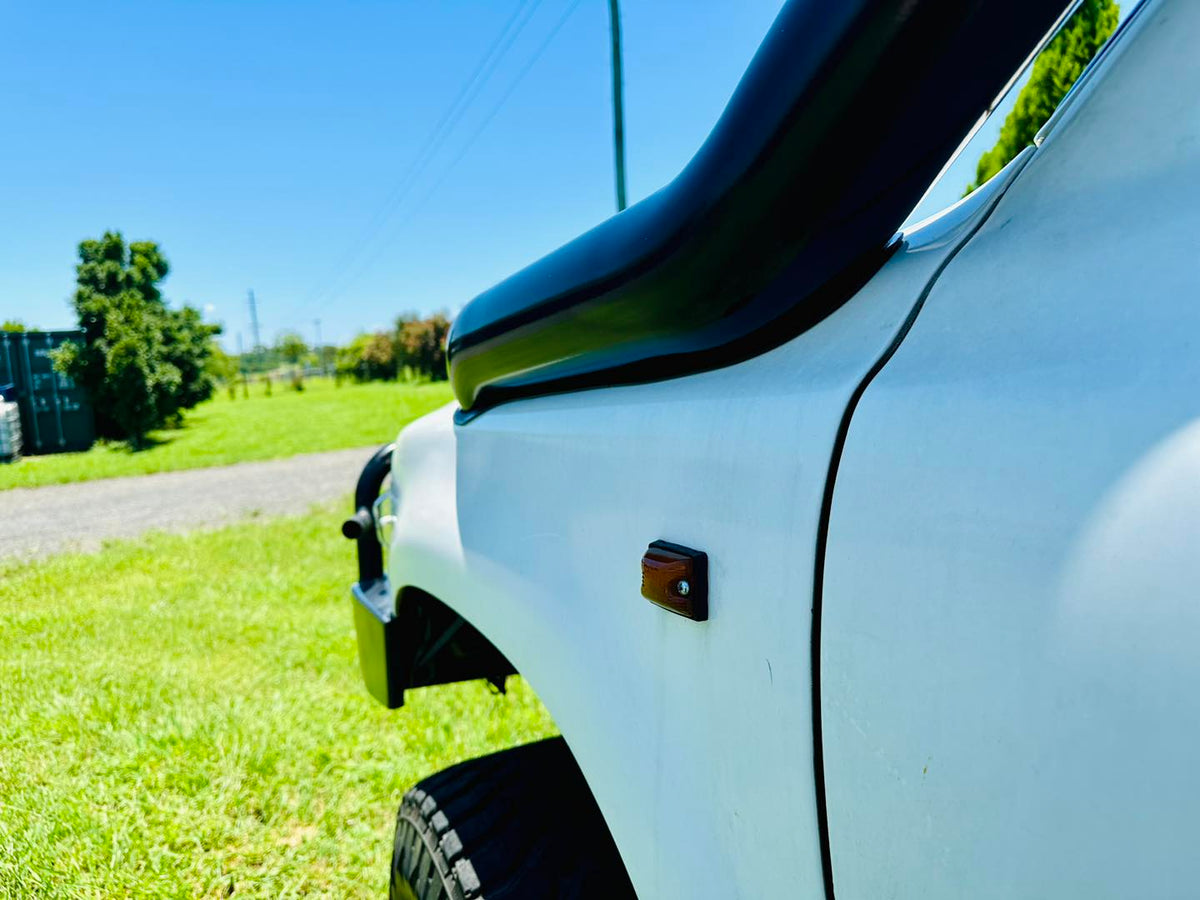 Toyota Hilux N50 - Passenger Side Snorkel - Seamless Powder Coated