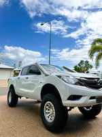 Mazda BT50 (2012 - 2020) - Mid Entry DUAL Snorkels - Seamless Polished