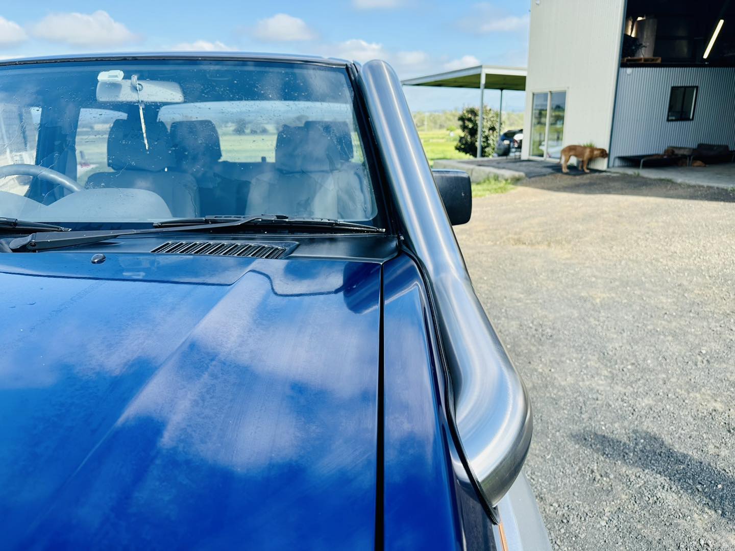 Nissan Navara D22 - 4" Recessed/Cover Up Snorkel for Safari Snorkel
