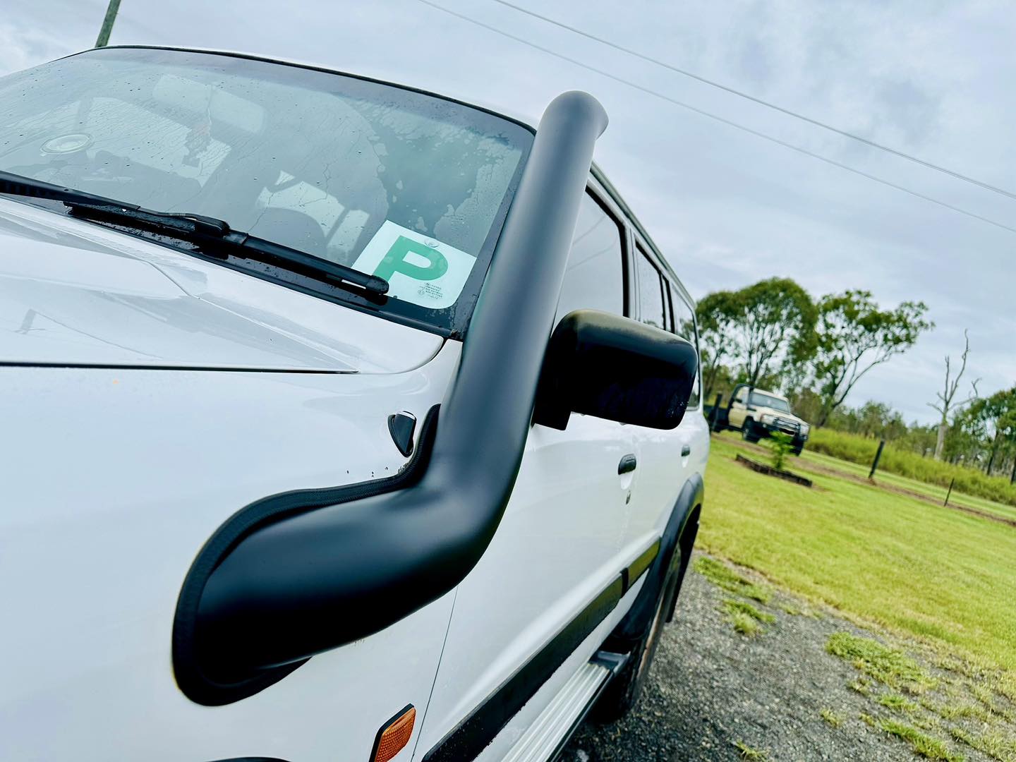 Nissan Patrol GU TD42 - Cover Up/Rounded Guard Snorkel + Clear Top Airbox/Intake Package