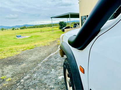 Nissan Patrol GU TD42 - Cover Up/Rounded Guard Snorkel + Clear Top Airbox/Intake Package