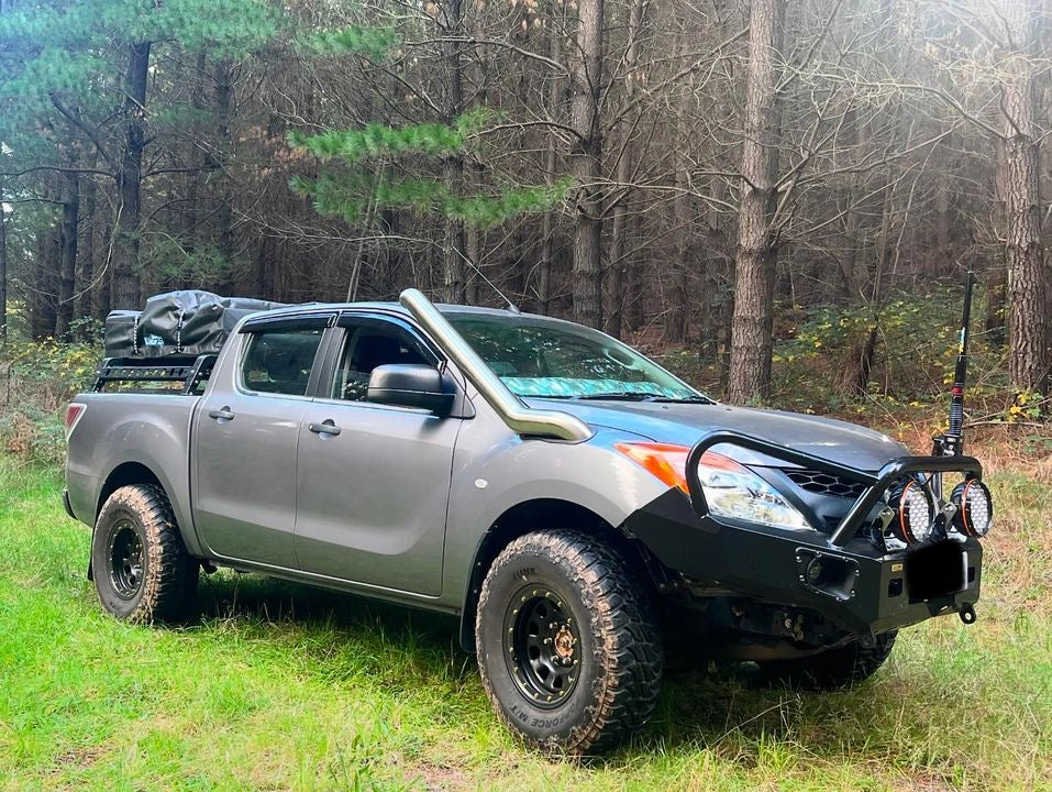 Mazda BT50 - (2012 - 2020) - Cover Up Snorkel - Basic Weld Polished