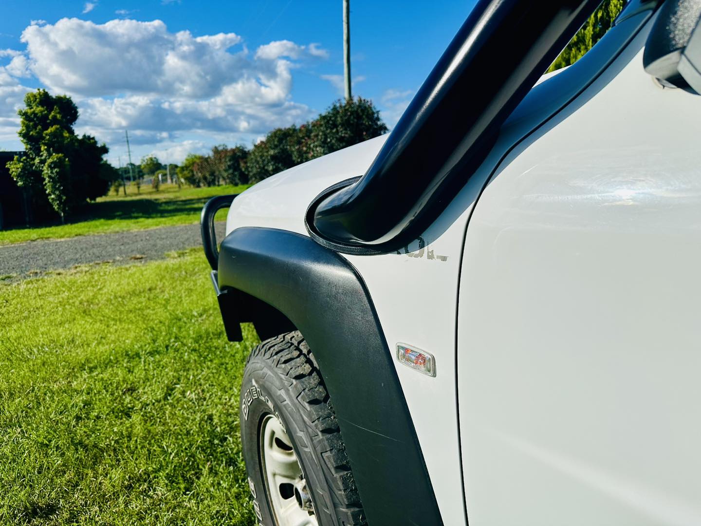 Nissan Patrol GU S1-4 (ZD30/TD42) 4" Tapered Guard Entry Snorkel