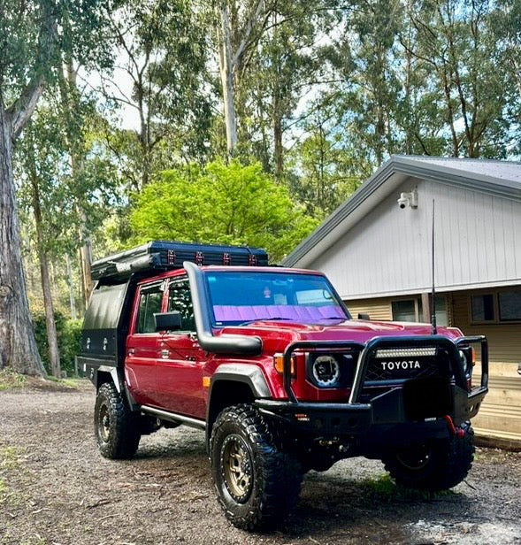 Toyota Landcruiser (2024 - current) - VDJ 70 Series - 5" Snorkel - Basic Weld Powder Coated