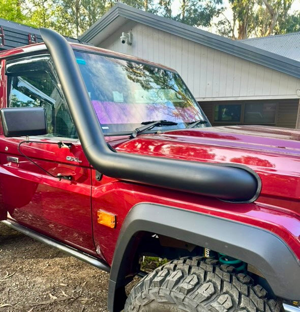 Toyota Landcruiser (2024 - current) - VDJ 70 Series - 5" Snorkel - Basic Weld Powder Coated