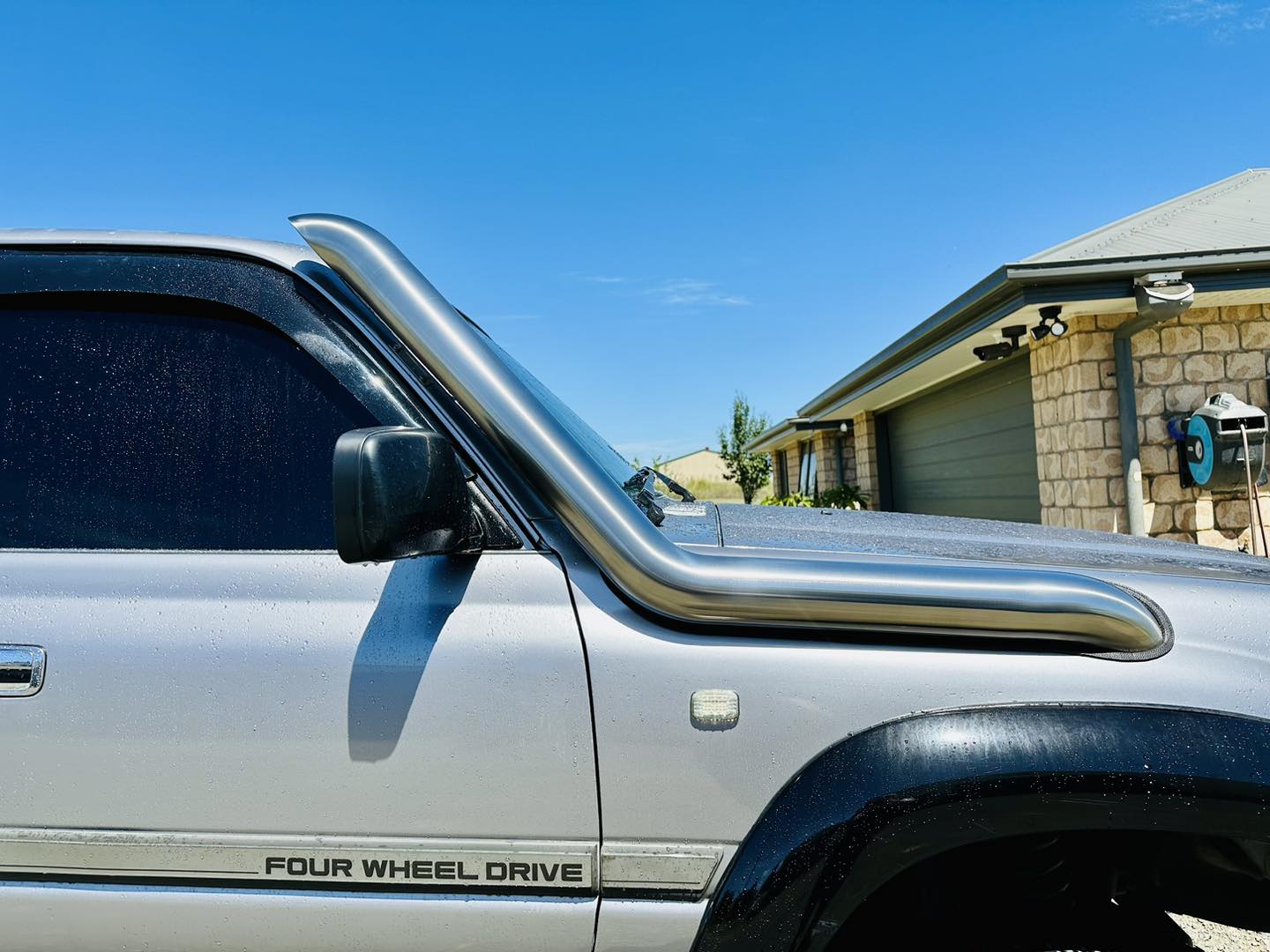 Toyota Landcruiser 80 Series 4" Long Entry Snorkel