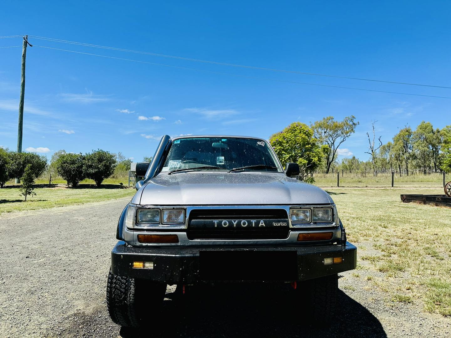 Toyota Landcruiser 80 Series 4" Long Entry Snorkel