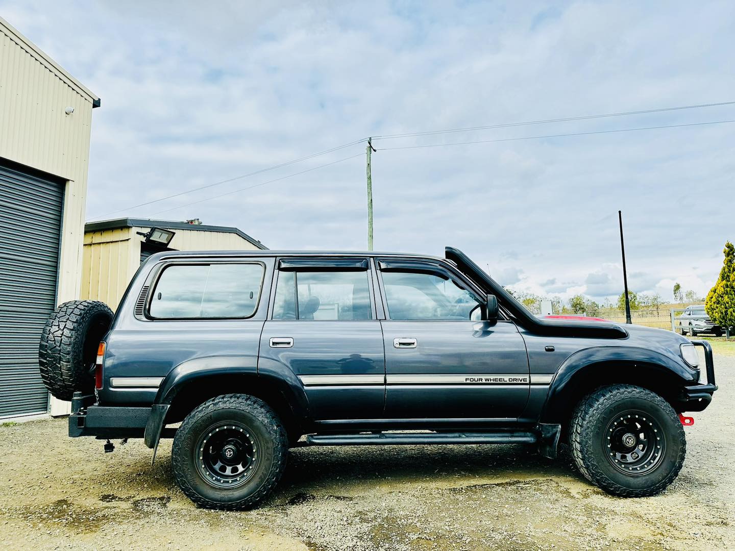 Toyota Landcruiser 80 Series 4" Long Entry Snorkel