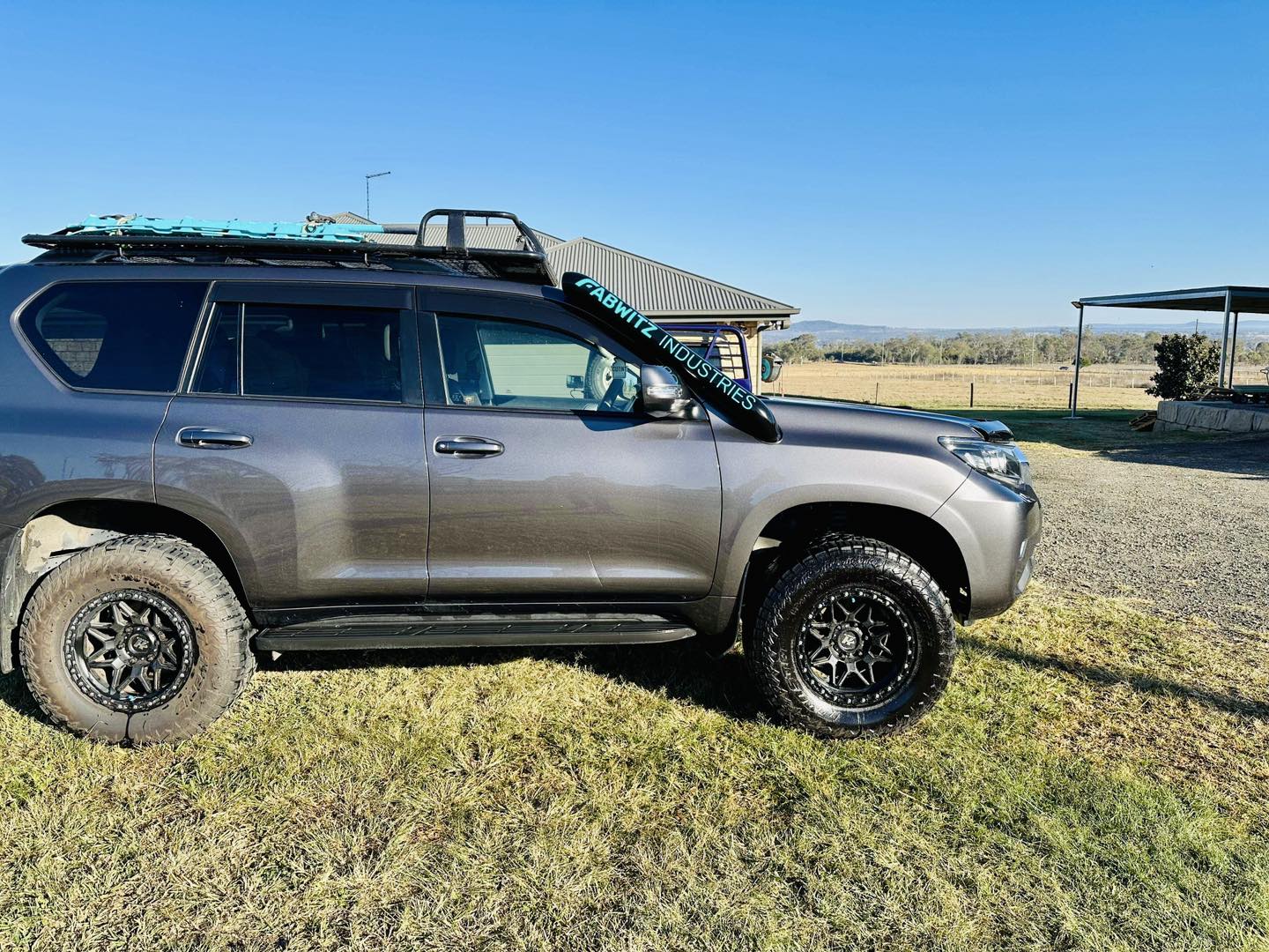 Toyota Landcruiser Prado 150 Series 4" Short Entry Snorkel