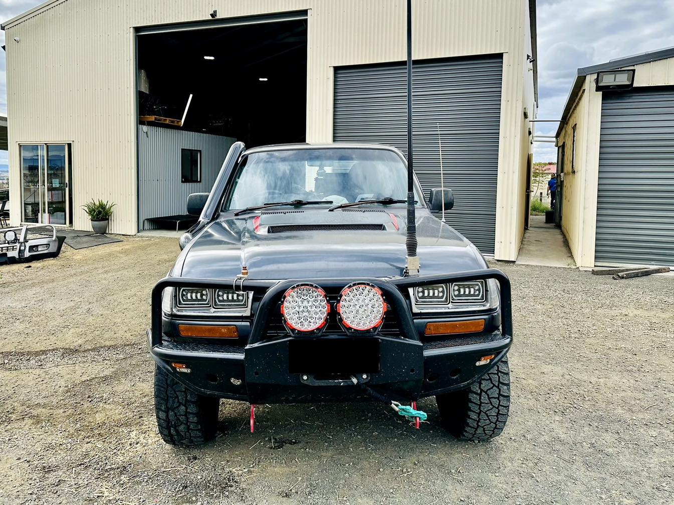Toyota Landcruiser 80 Series 4" Long Entry Snorkel