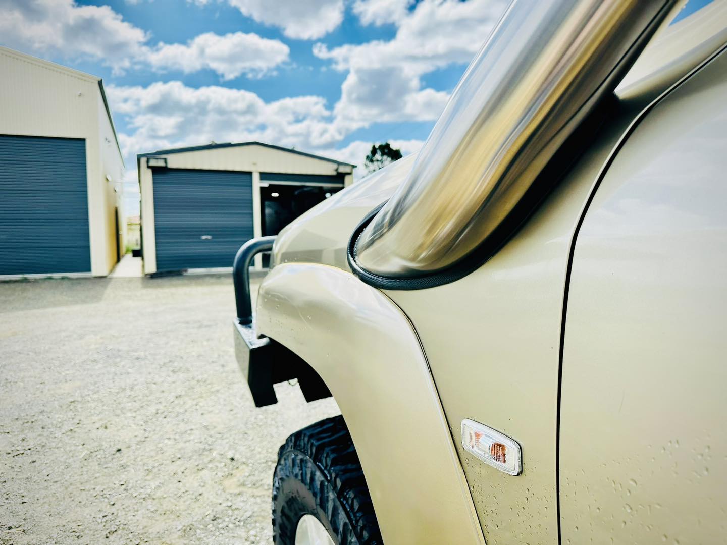 Nissan Patrol GU S1-4 (ZD30/TD42) 4" Tapered Guard Entry Snorkel