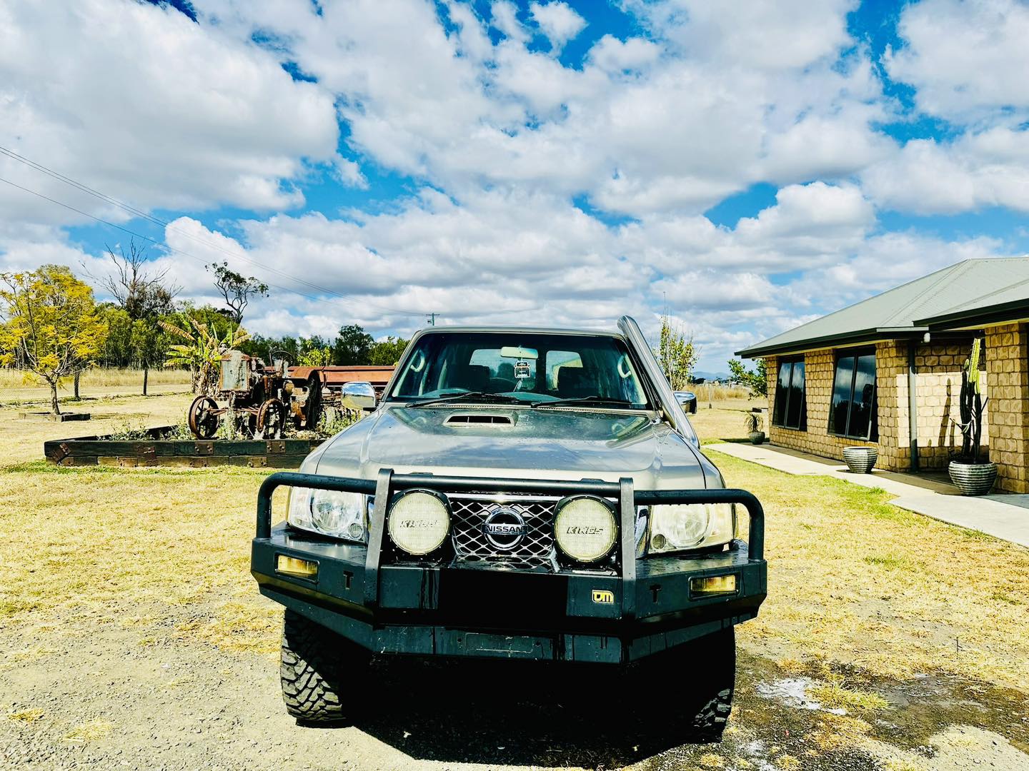 Nissan Patrol GU S1-4 (ZD30/TD42) 4" Tapered Guard Entry Snorkel