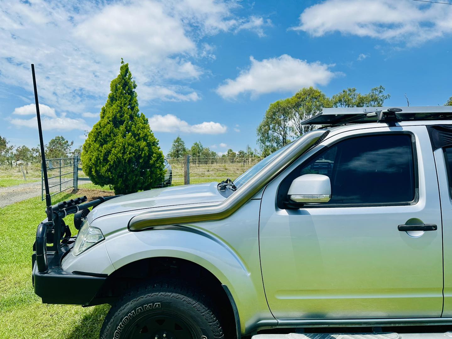 Nissan Navara D40 4" Standard Entry Snorkel