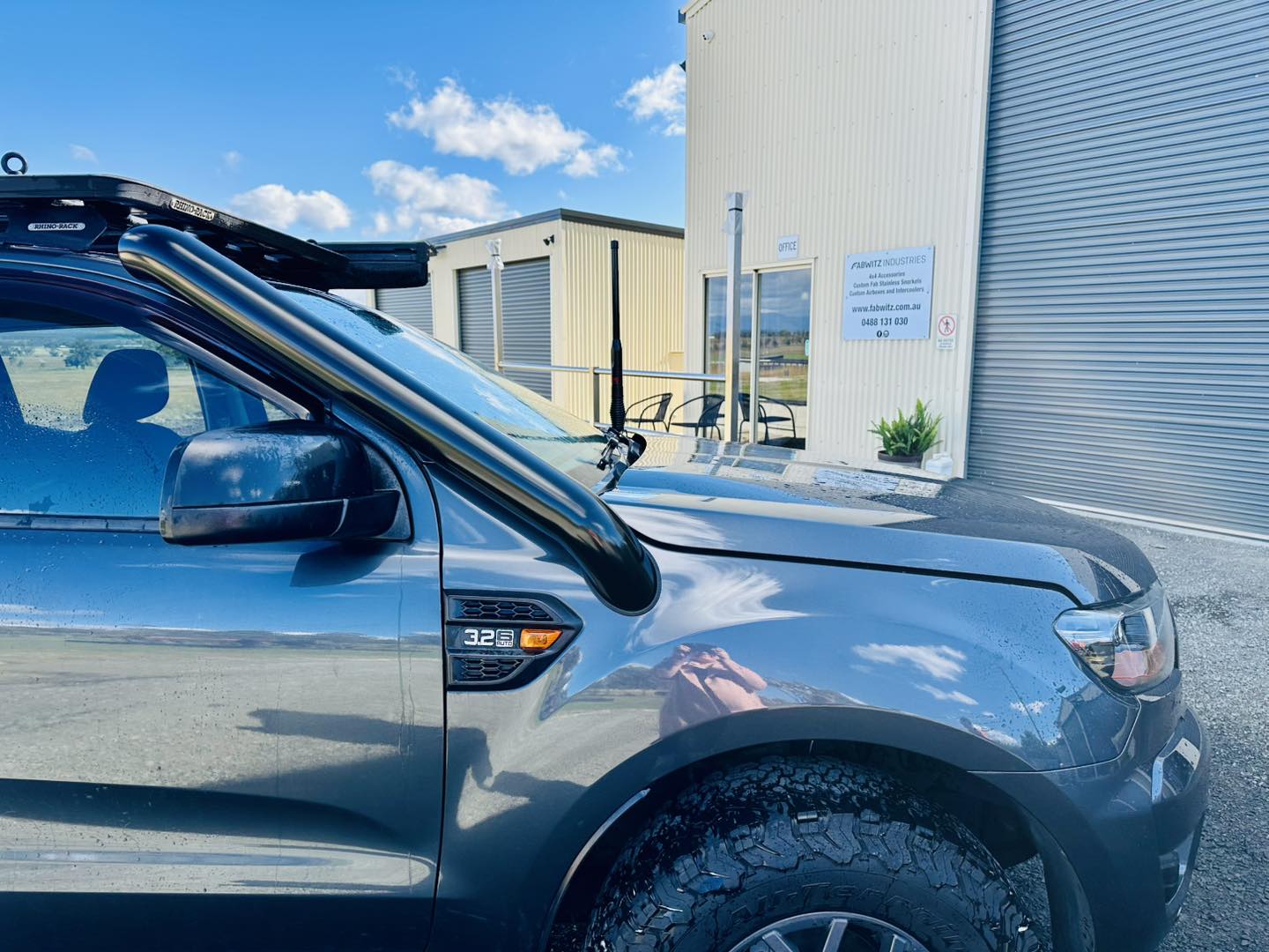 Ford PX1-3 Ranger (3.2Lt) 4" Short Entry Snorkel