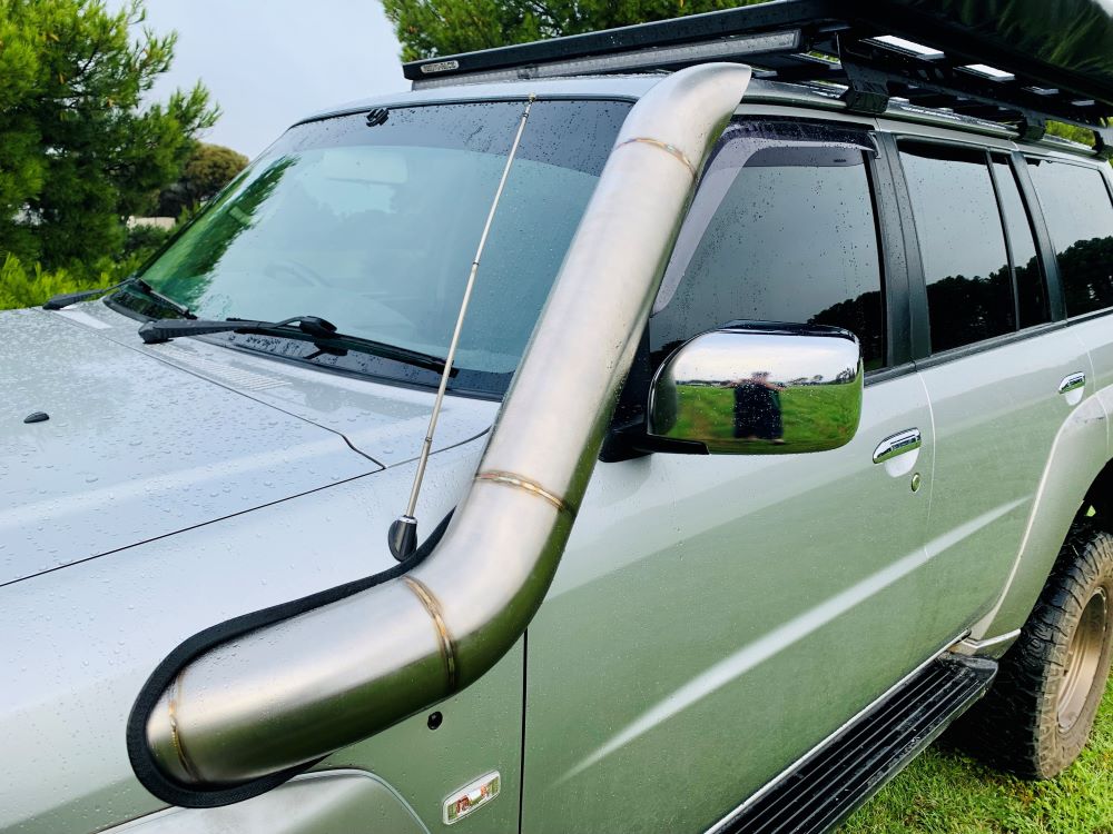 Nissan Patrol GU S1-4 - ENTRY LEVEL - 5" Snorkel - Basic Weld RAW