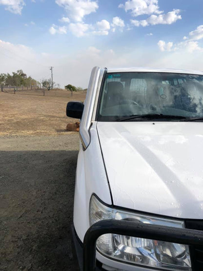 Toyota Landcruiser 100/105 Series Snorkel - Tapered Guard Entry - Seamless Polished