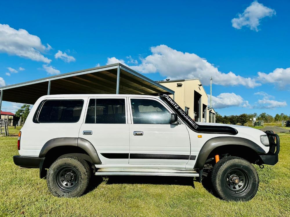 Toyota Landcruiser - 80 Series - 5" Snorkel - Basic Weld Powder Coated