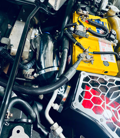 Nissan Patrol Y61 GU TD42 Clear Top Airbox/Intake - Factory Low Mount with Aftermarket Turbo